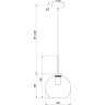 Подвесной светильник FREYA BRAVIS FR8002PL-01B